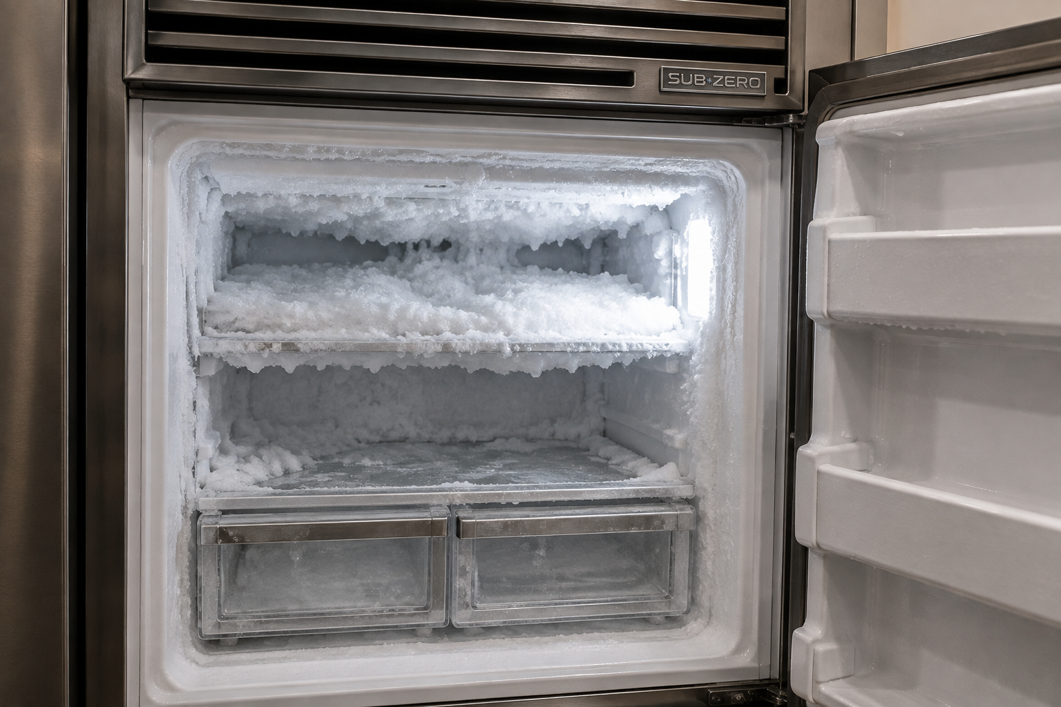 Sub-Zero Refigerator Excessive Frost or Ice