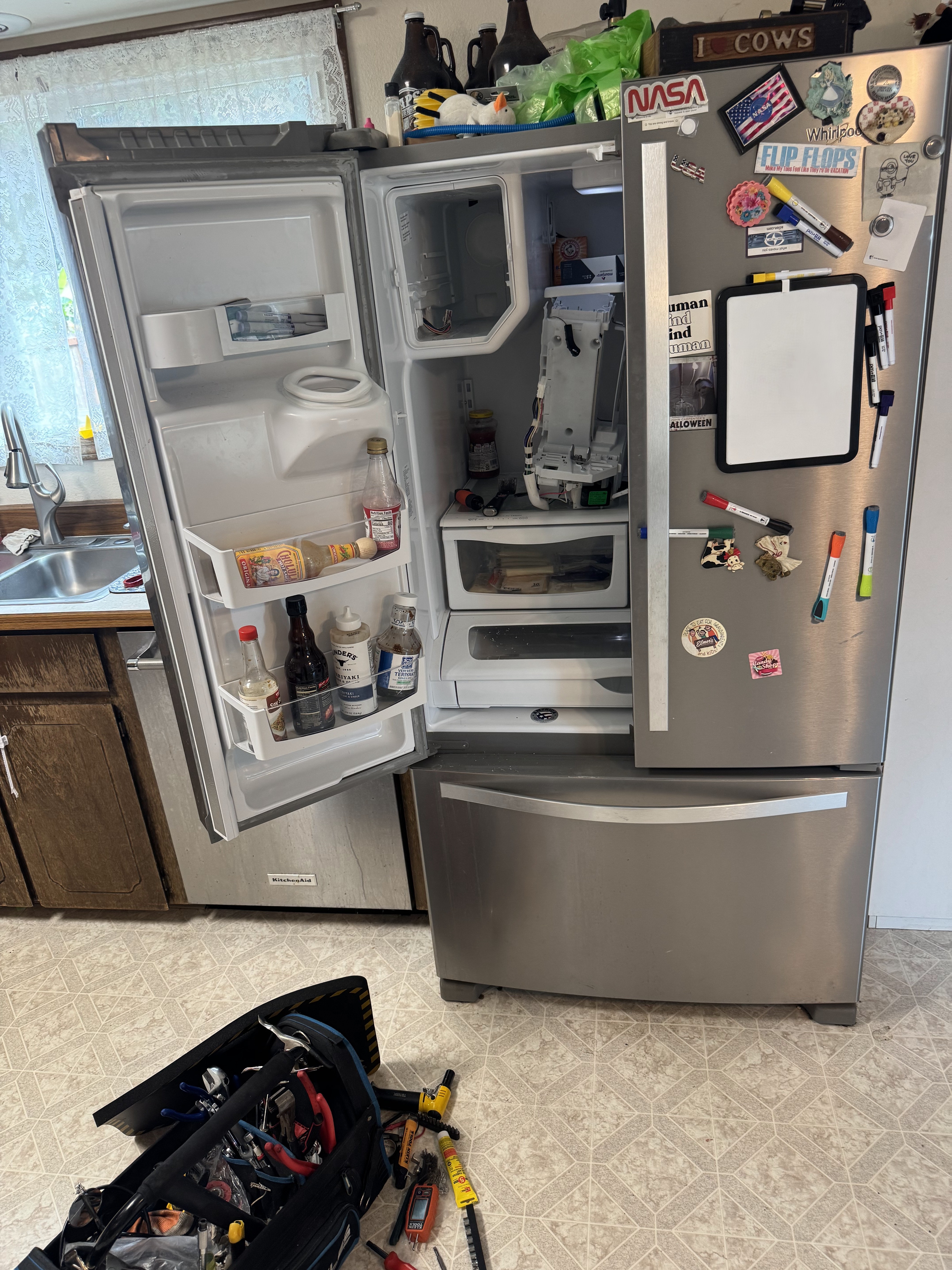 Whirlpool refrigerator with icemaker not making ice in Vancouver, WA 98682