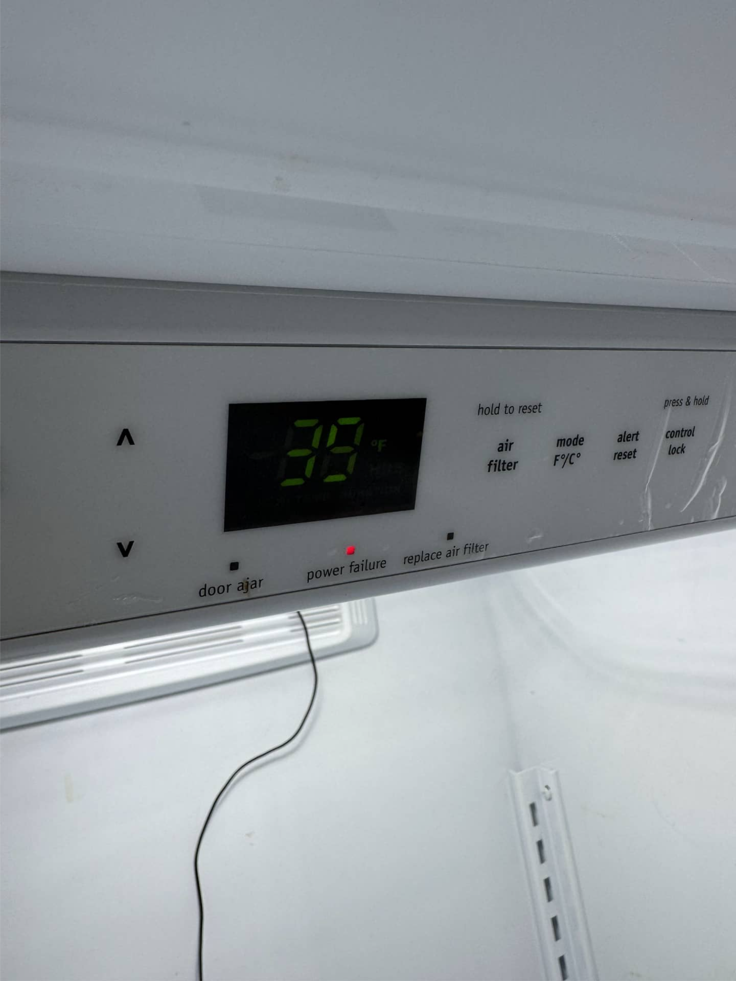 Frigidaire refrigerator showing 39°F during cooling diagnosis in La Center, WA 98629