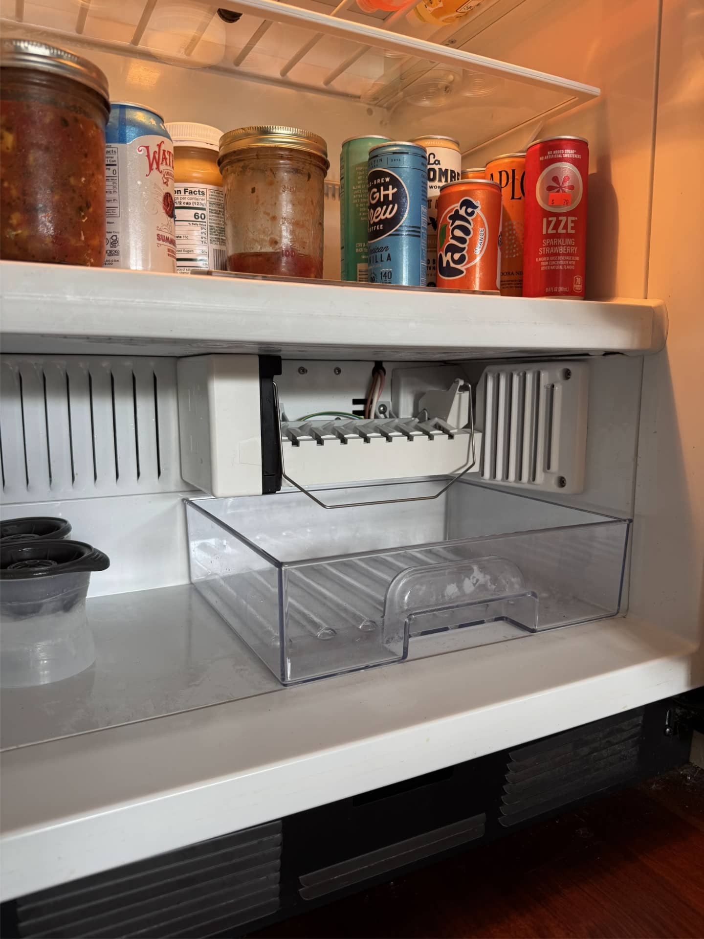 Sub-Zero undercounter refrigerator after ice maker replacement in Portland, OR 97202