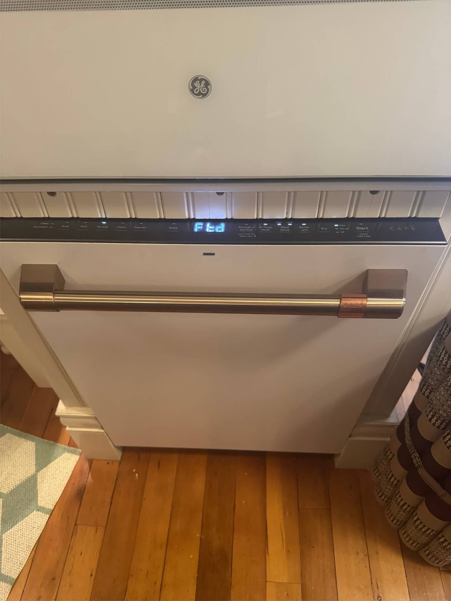 GE Café dishwasher after pressure sensor maintenance in Portland, OR 97217