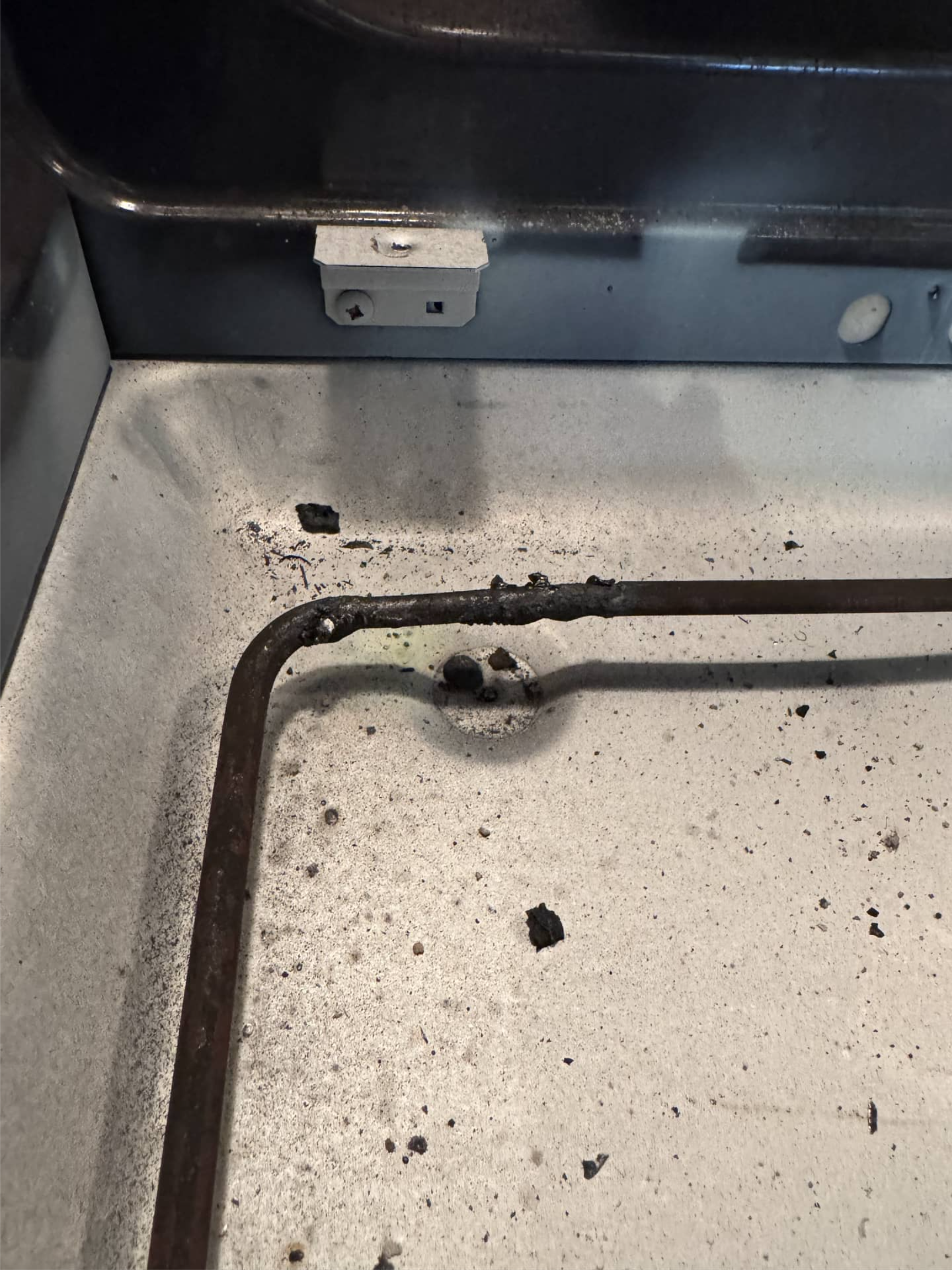 Damaged bake element inside KitchenAid oven in Beaverton, OR 97005